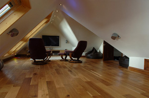 View into bedroom of loft conversion
