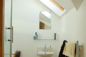 View into bedroom of loft conversion