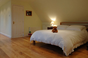 View into bedroom of loft conversion